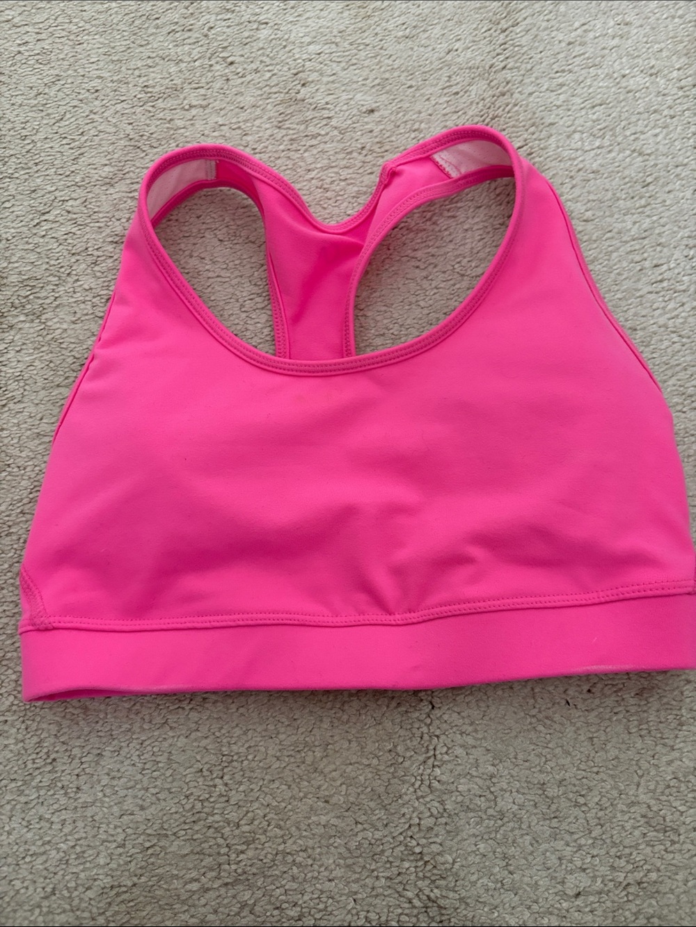 GAP Women's Hot Pink Racerback Sports Bra XS